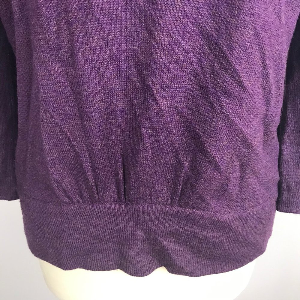 Loft Open Front Cardigan Sweater Rabbit Hair - Picture 5 of 8